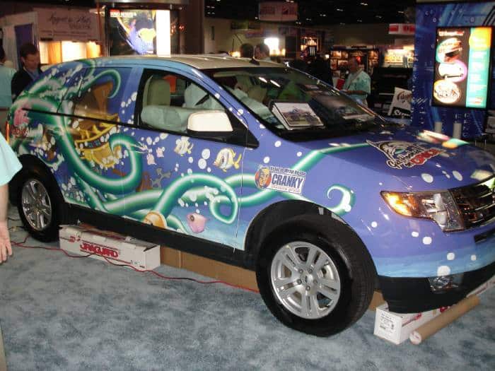 A colorful and detailed creative vehicle wrap by Capital Wraps